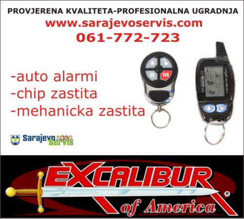 excalibur auto alarm pejder 3